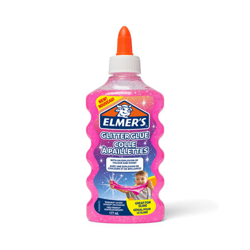 Picture of ELMERS GLITTERED GLUE PINK 177ML